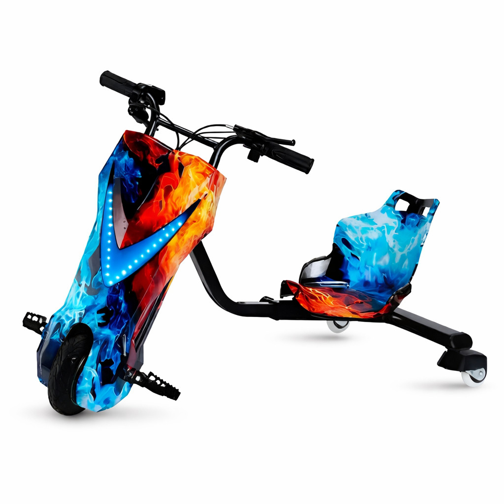 Triciclo Elétrico Drift 3 Velocidades 250w Bluetooth Led Adulto e Infantil