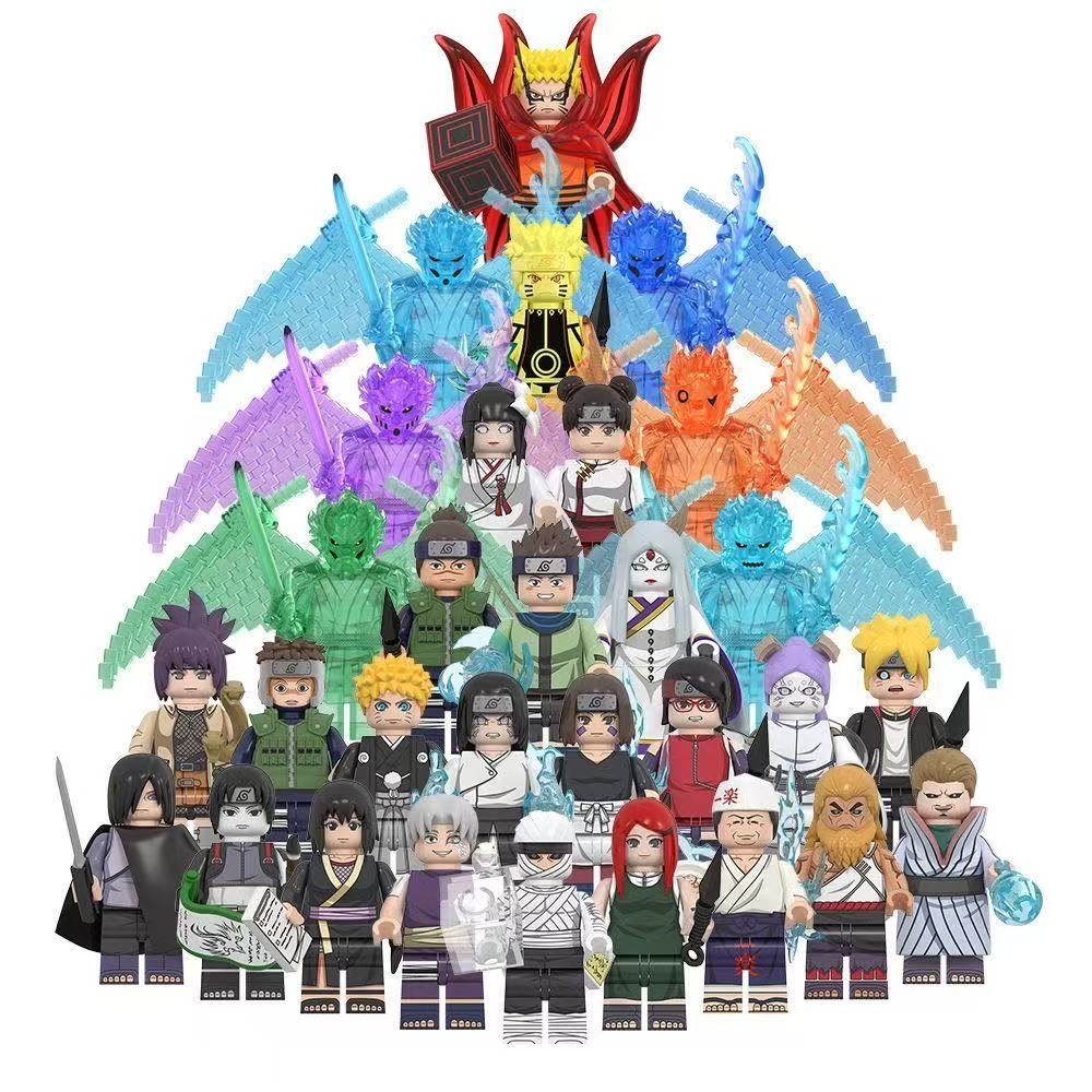WM6167 WM6154 WM6153 WM6152 Série Anime Action Figure Bloco De Construção Coleção Brinquedos Para Criança